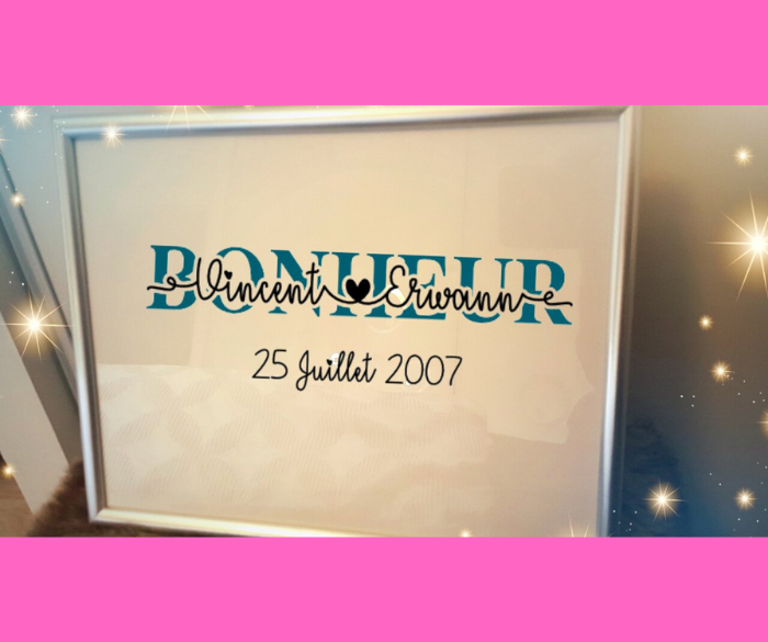Cadre bonheur