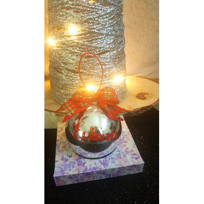 Boules de Noël personnalisées
