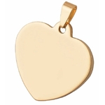 Médaillon coeur doré