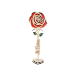Rose en bois