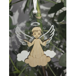 Décoration de Noël Ange en Bois Personnalisée