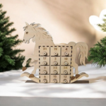 Calendrier de l'Avent en Bois Cheval