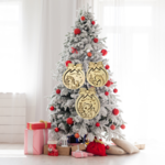 Décorations de Noël en Bois Gravées Personnalisables