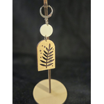 Boucles dOreilles en bois et acrylique