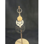Boucles dOreilles en bois et acrylique