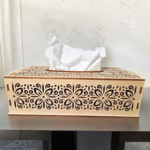 Boîte à Mouchoirs en Bois Décorative