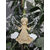 Décoration de Noël Ange en Bois Personnalisée