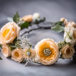 Serre tête de mariage | Bijoux fleurs stabilisées | MomZelle Bijoux