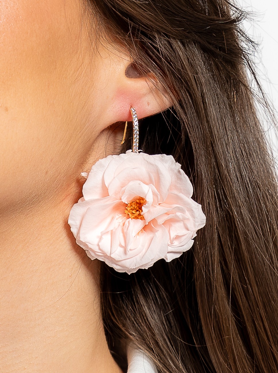 Boucles doreilles fleuries aux accents poétiques| Boucles doreilles fleuries aux accents poétiques APPOLINE| MomZelle Bijoux MMC332
