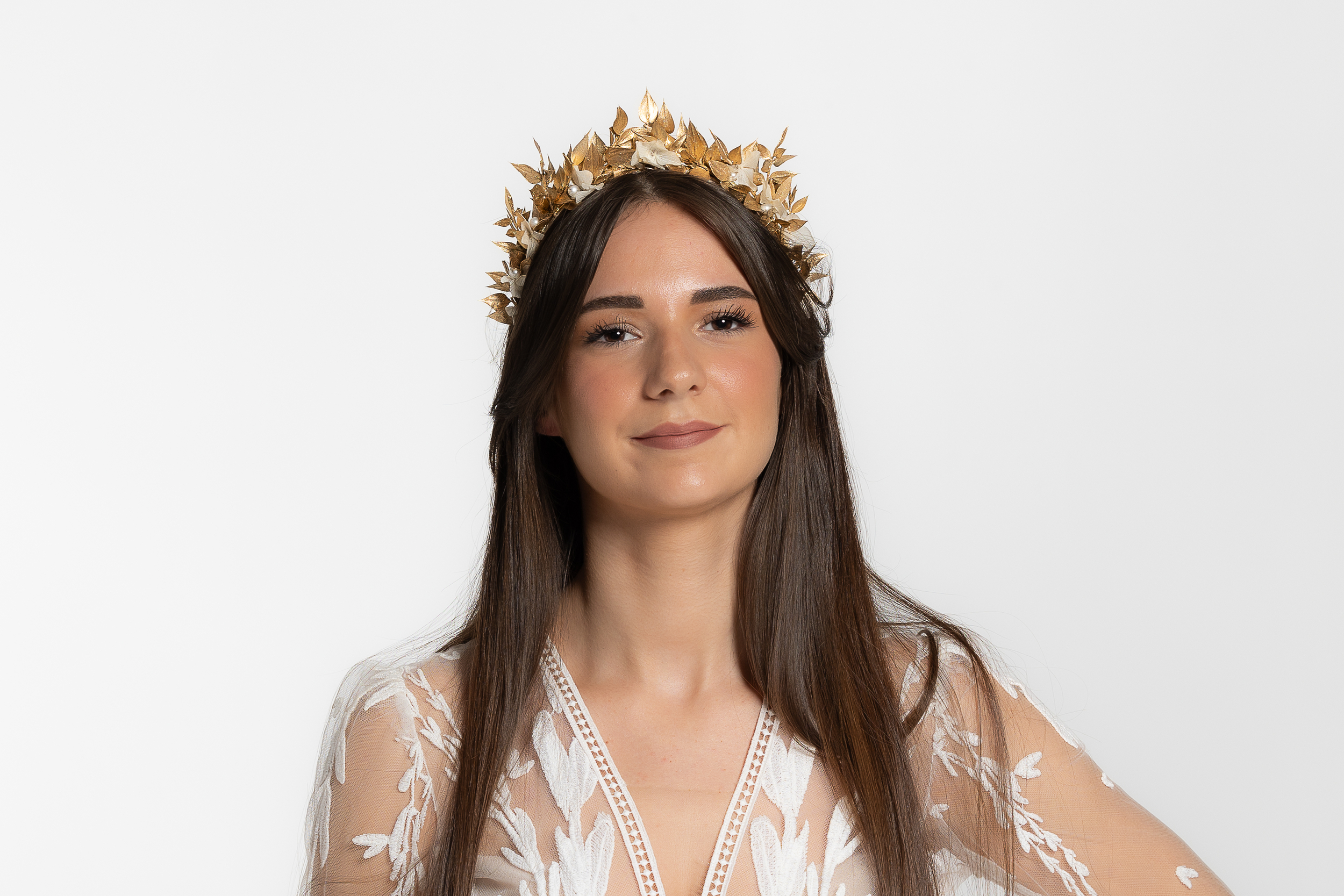 Serre-tête fleuri délicat et raffiné | Serre-tête fleuri délicat et raffiné ROMANCE| MomZelle Bijoux MMC334