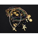 IBracelets protecteurs et spirituels SALUD avec pendentif croix MMC147