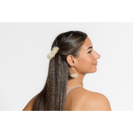 Peigne orné de fleurs stabilisé gypsophile blanc | accessoire coiffure fleuri | Peigne fleuri REMEDIOS | MomZelle Bijoux | MMC271