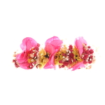 Barrette fleurie élégante et lumineuse | Barrette fleurie NELIA | MomZelle Bijoux MMC301