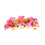 Barrette fleurie élégante et lumineuse | Barrette fleurie NELIA | MomZelle Bijoux MMC301