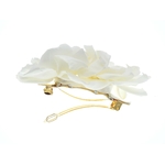 Barrette à cheveux mariage fleurs gardénia VAIMA | Barrette fleurie VAIMA| MomZelle Bijoux MMC310