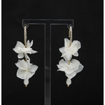 Boucles doreilles fleurs stabilisées | Boucles doreilles fleuries MAENA | MomZelle Bijoux MMC313
