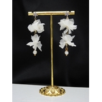 Boucles doreilles fleurs stabilisées | Boucles doreilles fleurs stabilisées ISIS | MomZelle Bijoux MMC314