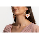 Boucles doreilles fleuries élégantes et raffinées | Boucles doreilles élégantes et raffinées CATERINA | MomZelle Bijoux MMC322