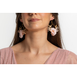 Boucles d'oreilles fleuries élégantes et raffinées | Boucles d'oreilles élégantes et raffinées CATERINA | Mom'Zelle Bijoux MMC322