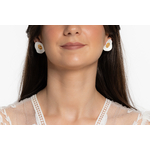 Boucles d'oreilles en porcelaine | Boucles d'oreilles en porcelaine HELOÏSE| Mom'Zelle Bijoux MMC326