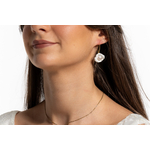 Boucles doreilles en porcelaine | Boucles doreilles en porcelaine AGATHE| MomZelle Bijoux MMC325