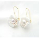 Boucles doreilles en porcelaine | Boucles doreilles en porcelaine AGATHE| MomZelle Bijoux MMC325