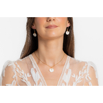 Boucles d'oreilles  en porcelaine | Boucles d'oreilles  en porcelaine HORTENSE| Mom'Zelle Bijoux MMC324