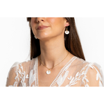 Boucles doreilles  en porcelaine | Boucles doreilles  en porcelaine HORTENSE| MomZelle Bijoux MMC324