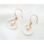Boucles doreilles  en porcelaine | Boucles doreilles  en porcelaine HORTENSE| MomZelle Bijoux MMC324