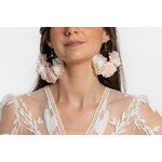 Boucles doreilles fleuries aux accents bohèmes et poétiques | Boucles doreilles fleuries ISLA aux accents bohèmes et poétiques| MomZelle Bijoux MMC316