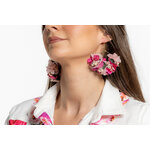 Boucles d'oreilles fleurs stabilisées aux accents champêtres | Boucles d'oreilles fleurs stabilisées aux accents champêtres YARA| Mom'Zelle Bijoux MMC309