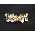 Barrette de mariage chic et raffinée ornée de perles naturelles | Barrette de mariage chic et raffinée ornée de perles naturelles  EMMA| MomZelle Bijoux MMC281