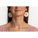 Boucles d'oreilles fleuries aux accents poétiques| Boucles d'oreilles fleuries aux accents poétiques APPOLINE| Mom'Zelle Bijoux MMC332