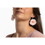 Boucles doreilles fleuries aux accents poétiques| Boucles doreilles fleuries aux accents poétiques APPOLINE| MomZelle Bijoux MMC332