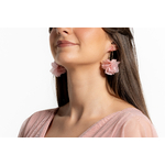 Boucles doreilles fleurs stabilisées | Boucles doreilles fleurs stabilisées ZELIA| MomZelle Bijoux MMC333