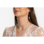 Collier subtil et raffiné en porcelaine | Collier subtil et raffiné en porcelaine CLARENCE| MomZelle Bijoux MMC339