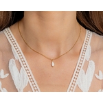 Collier subtil et raffiné en porcelaine | Collier subtil et raffiné en porcelaine CLARENCE| MomZelle Bijoux MMC339