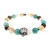 Bracelet TIERRA orné de pierres fines avec intercalaire tortue | MomZelle Bijoux | MMC149