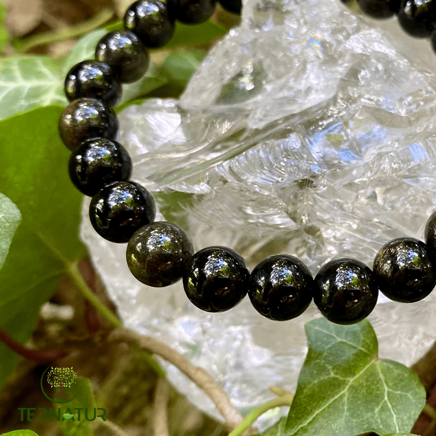Obsidienne dorée - Bracelet - lithothérapie - cristaux - pierres