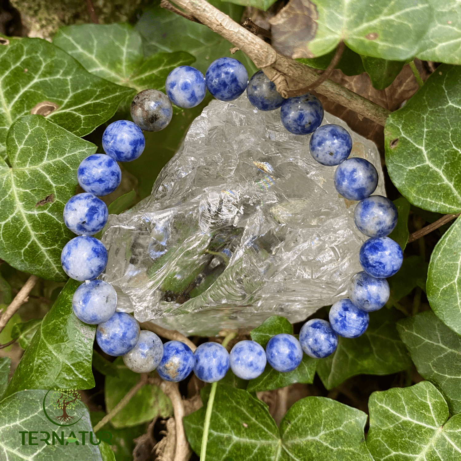 Sodalite - Bracelet -lithothérapie - cristaux - pierres