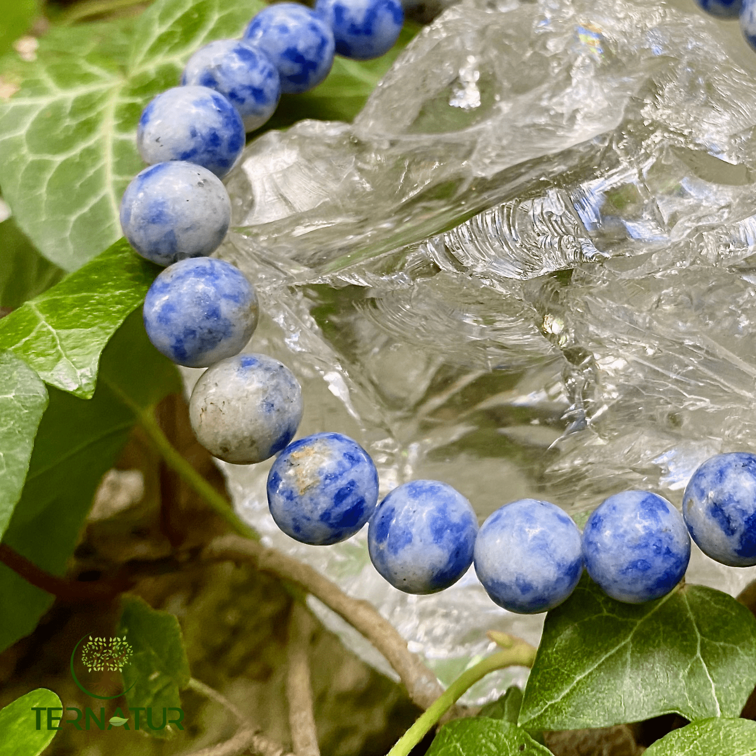 Sodalite - Bracelet -lithothérapie - cristaux - pierres