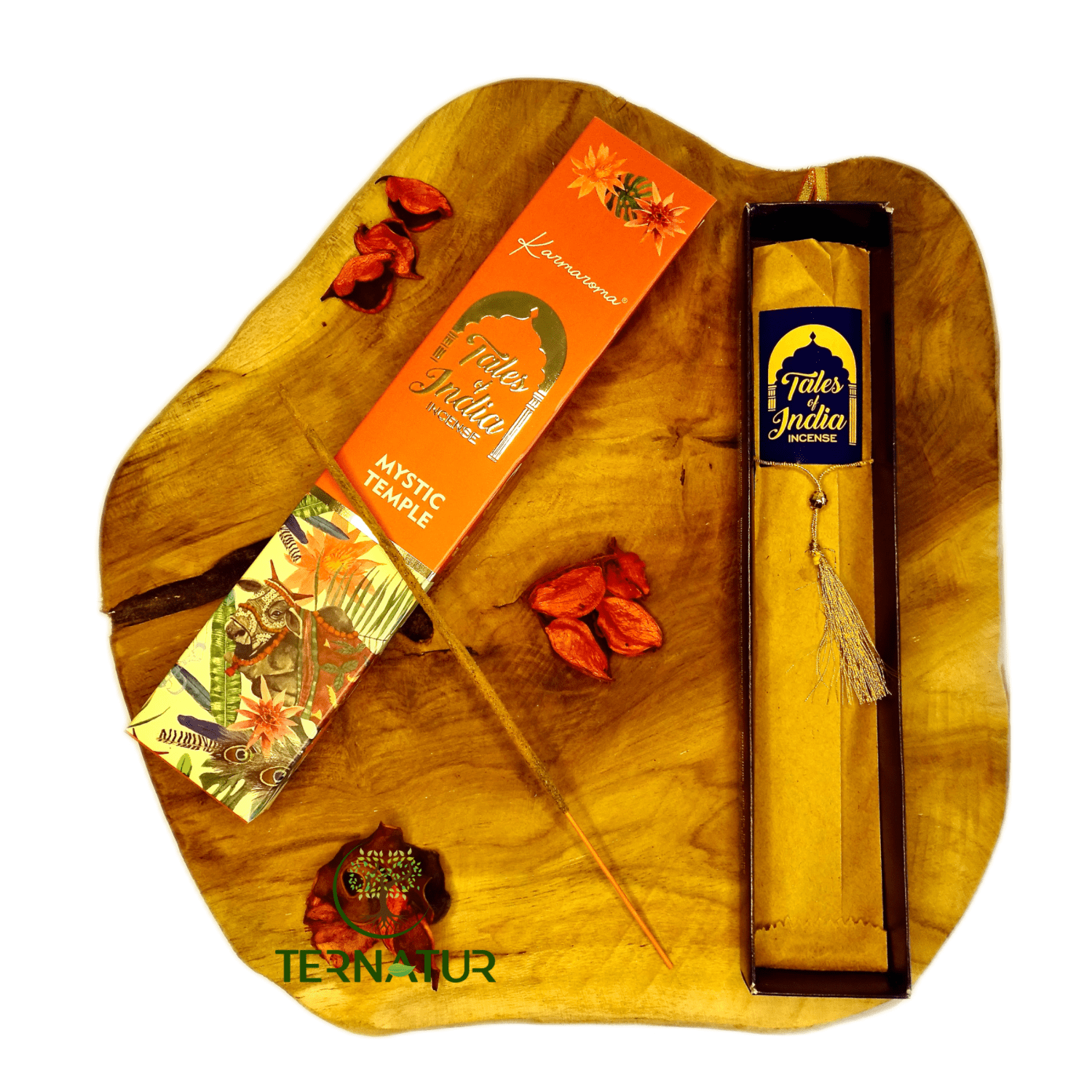 bâton - encens - indien - fumigation - ésotérisme - parfum bois de Santal, rose et souci