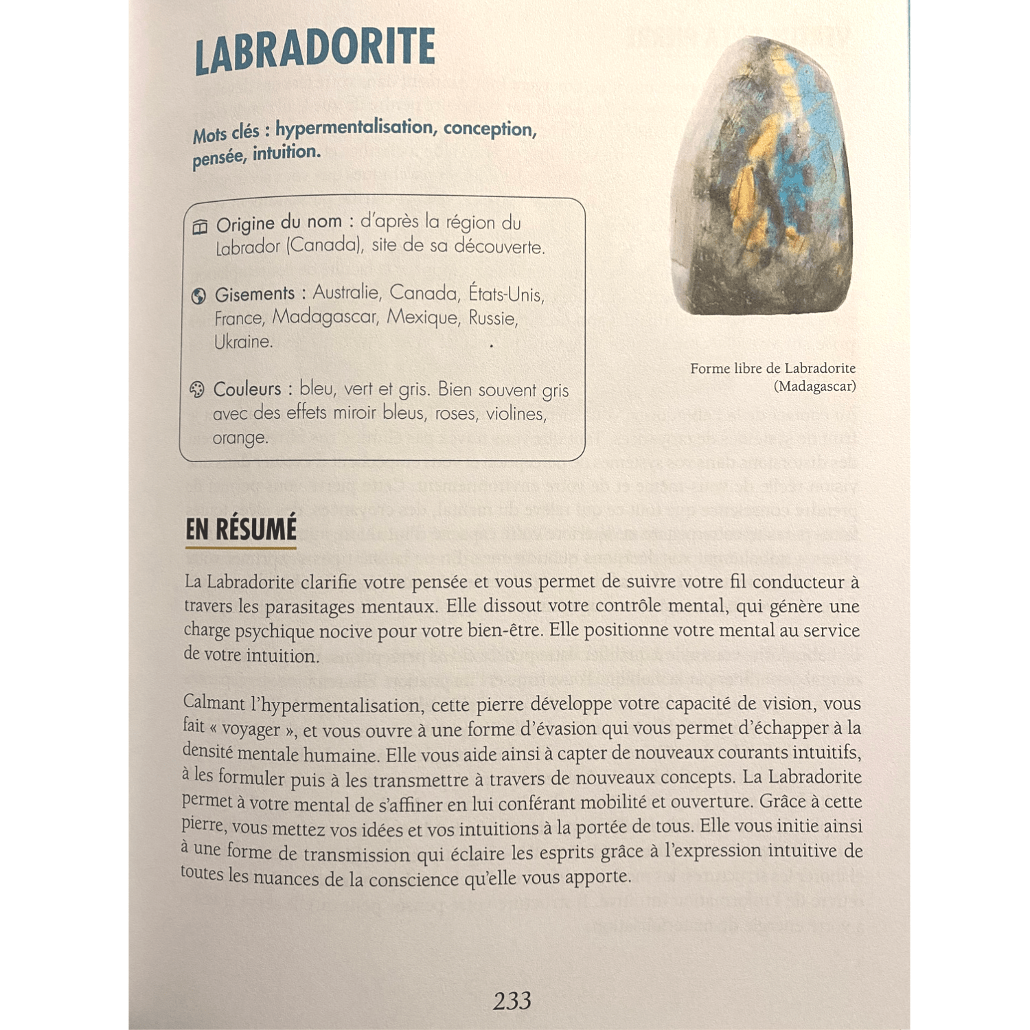 bible pierres et cristaux labradorite