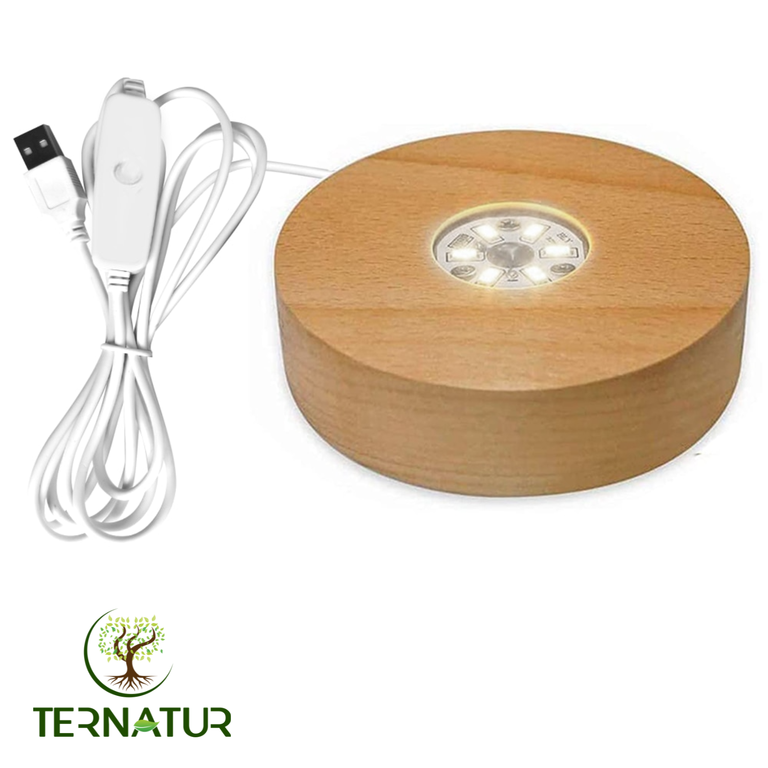 Support lumineux en LED - Cristaux Uniques/Les Sphères - TERNATUR