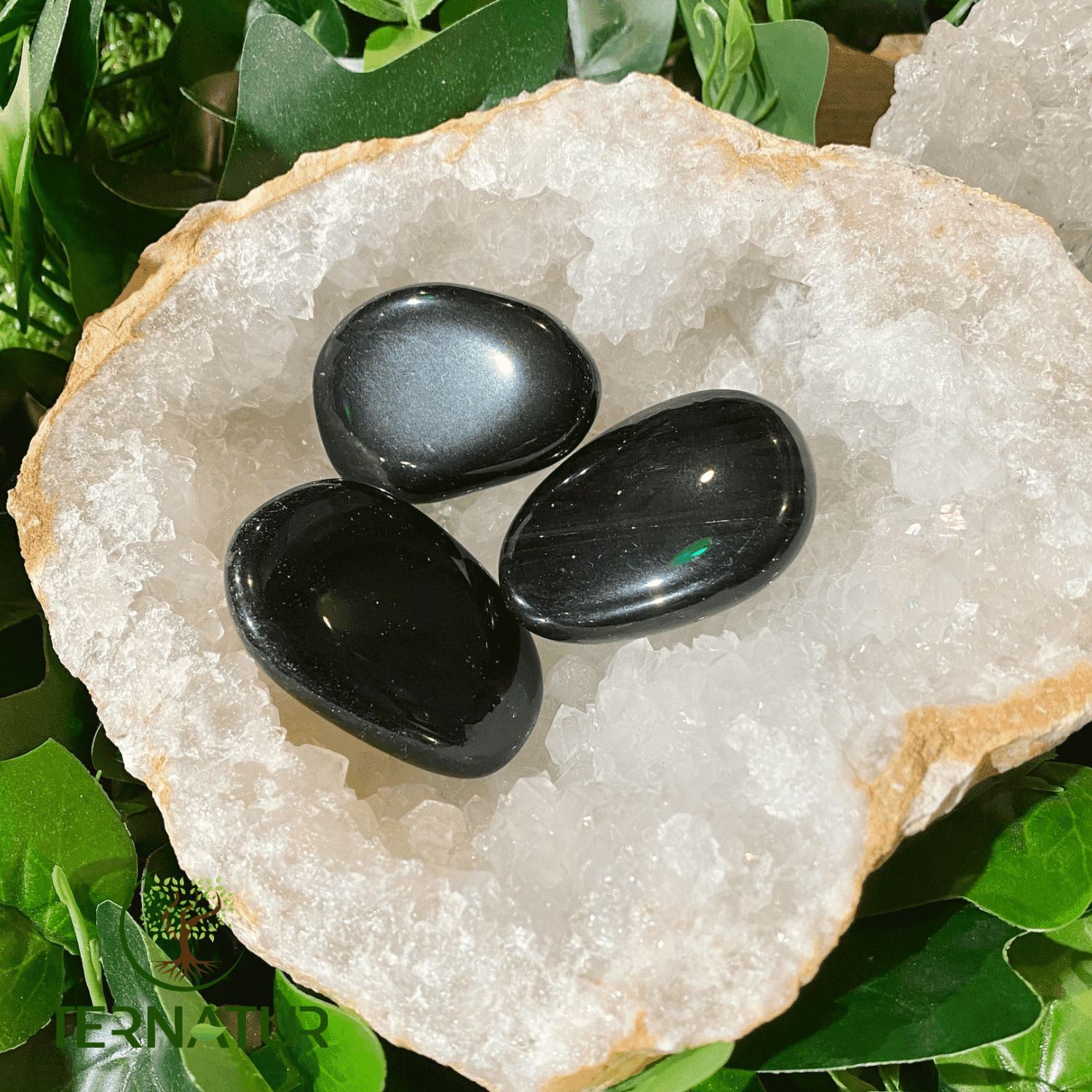 Obsidienne Noire Galet - Pierres & Minéraux de A à Z/Obsidienne Noire -  TERNATUR