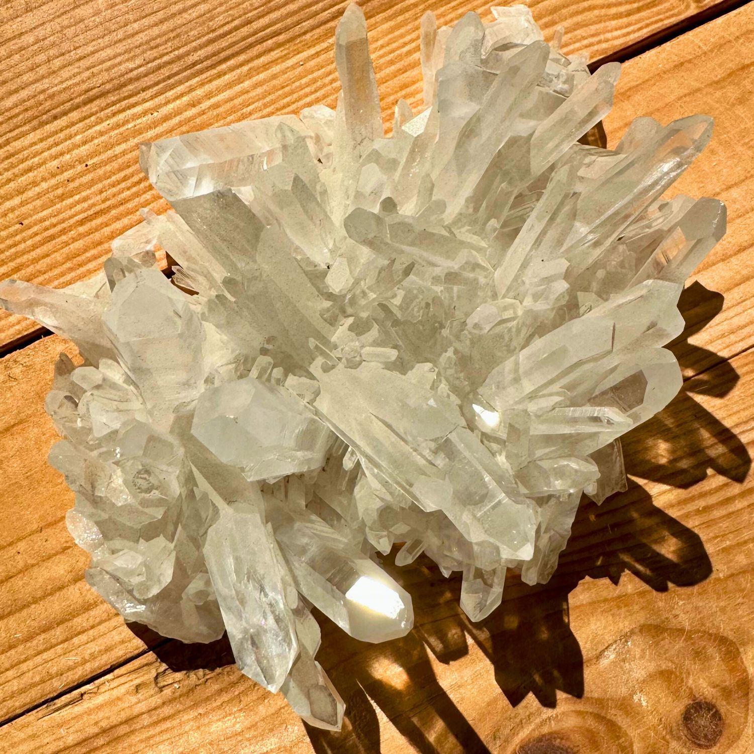 Cristal de roche Quartz Himalaya pierre Naturelle Amas de cristaux