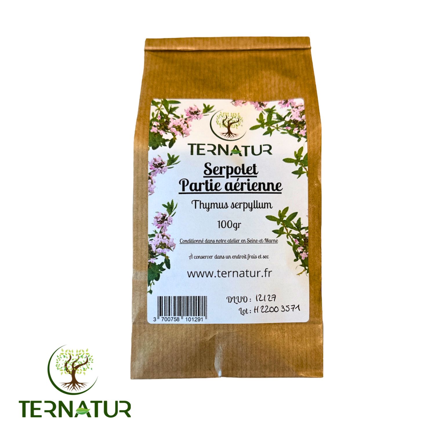 Serpolet Partie aérienne 100gr Thymus serpyllum Plantes