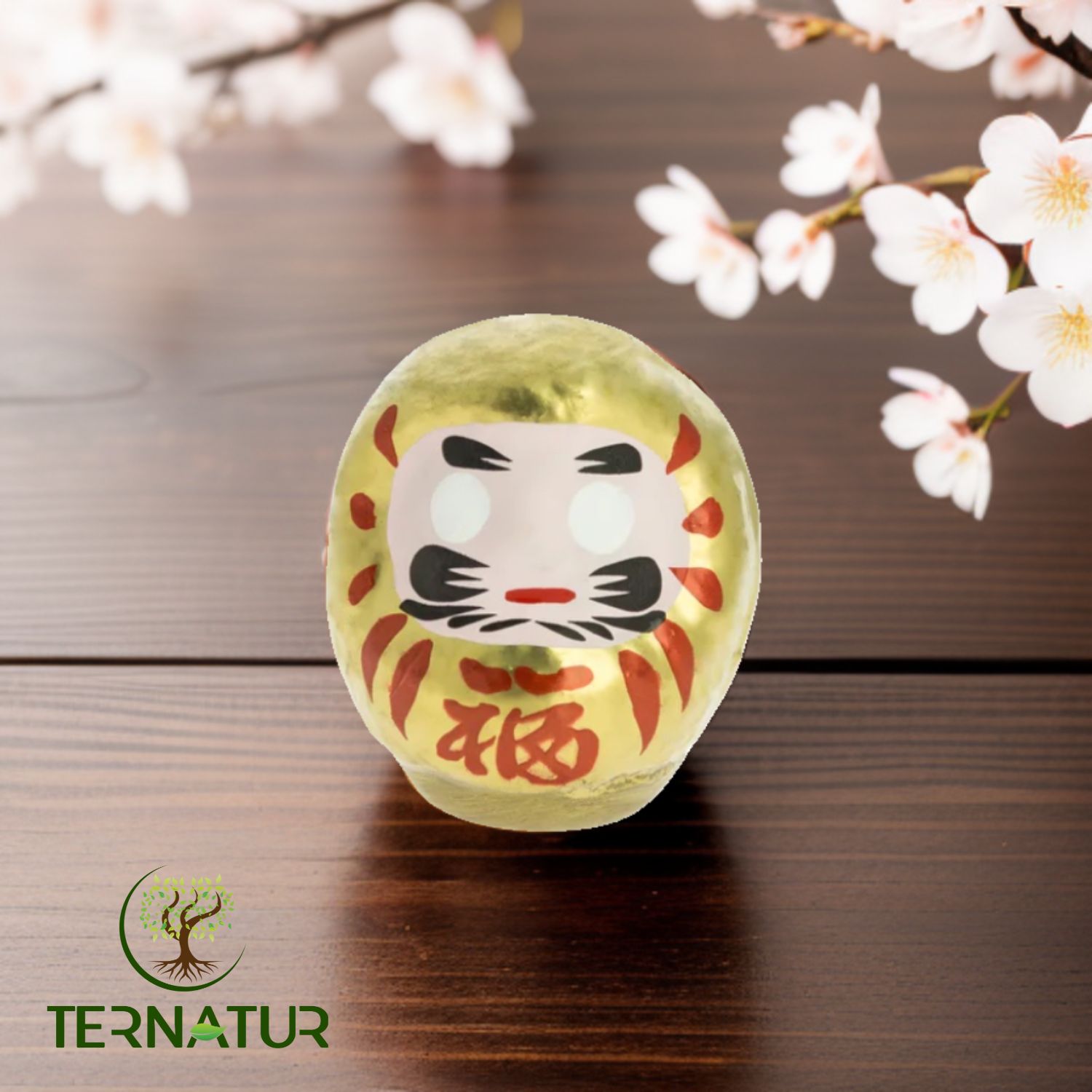 daruma-japonais-or