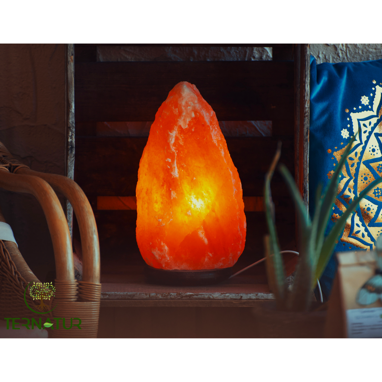 lampe de Sel de lHimalaya - lithothérapie - cristaux - pierres
