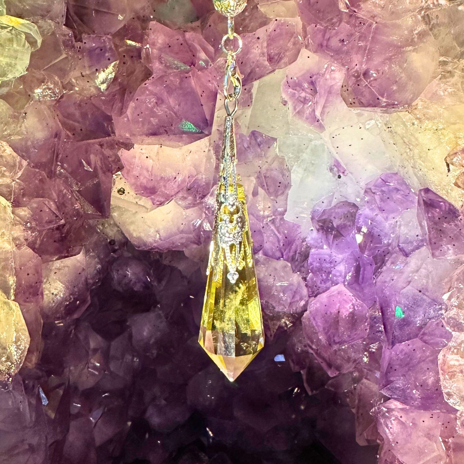 citrine-pendule